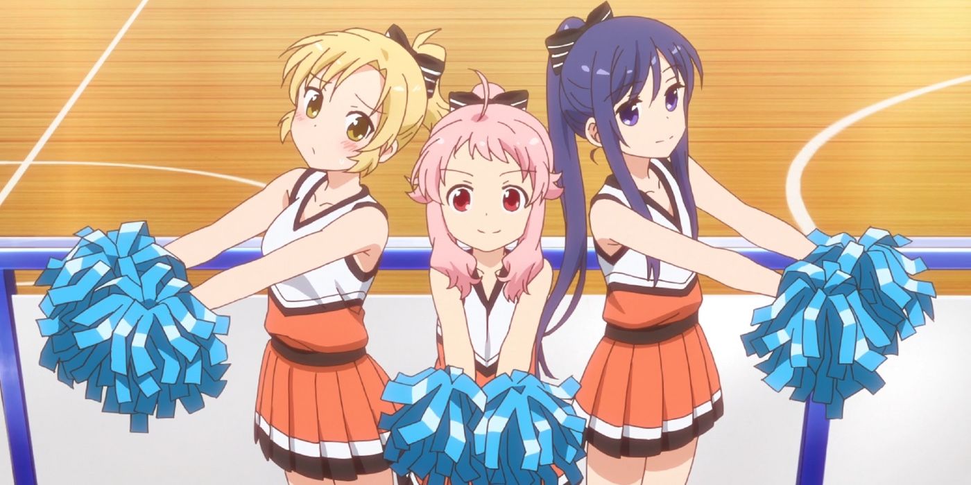 The characters of the 2018 anime series Anima Yell