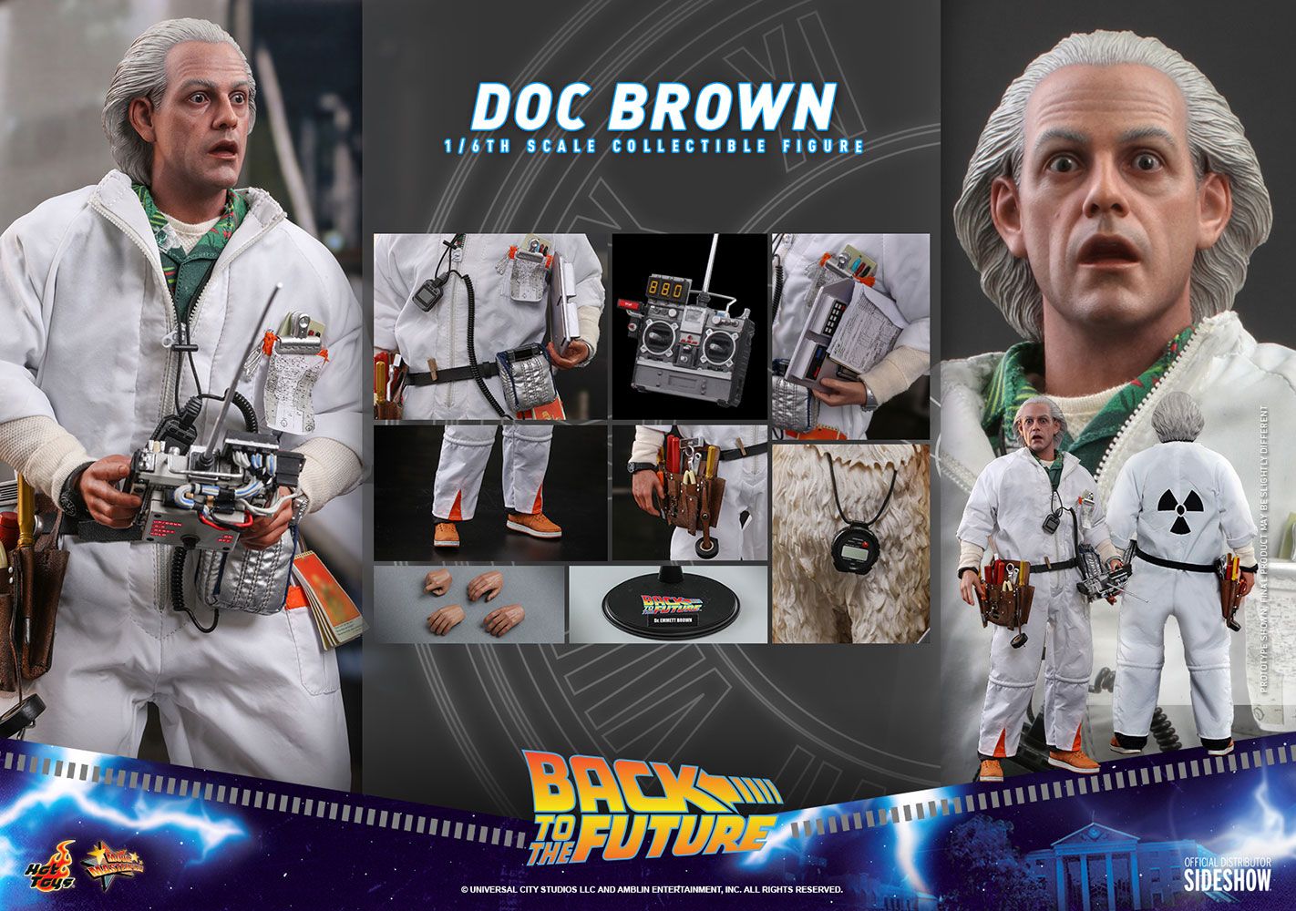 Back to the Future Hot Toys Doc Brown