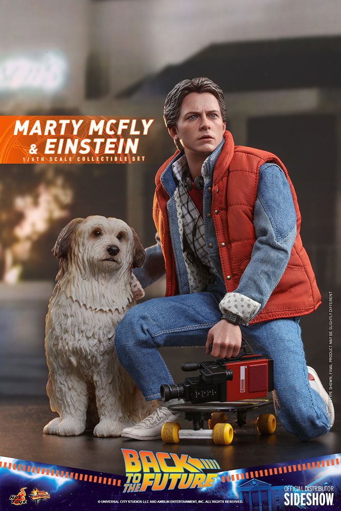 Back to the Future Marty and Einstein