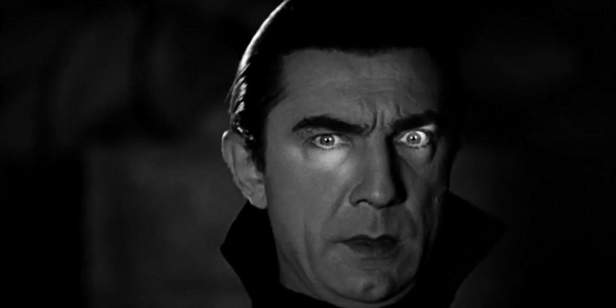 Bela Lugosi gives a sinister glare as Count Dracula