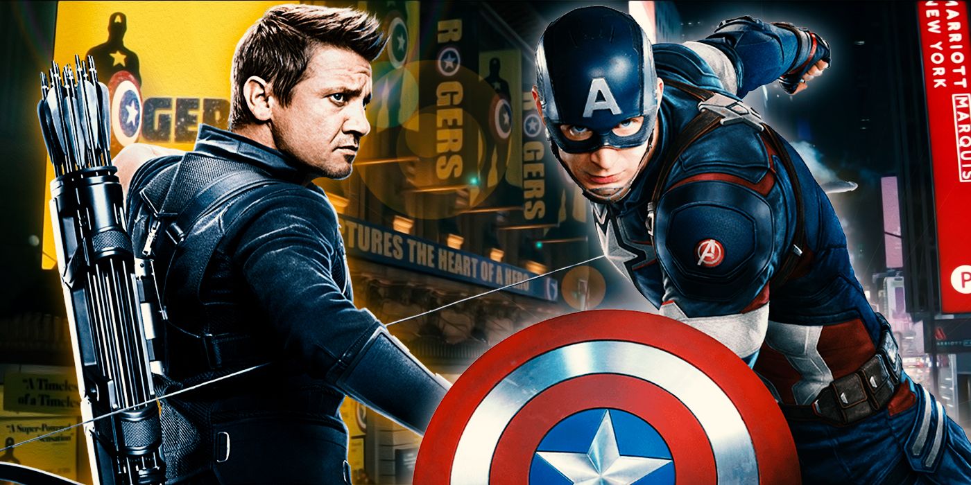 Captain America and Hawkeye