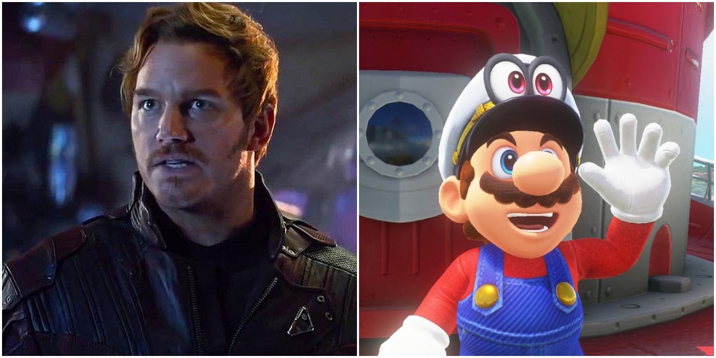 Chris Pratt Peter Quill Mario