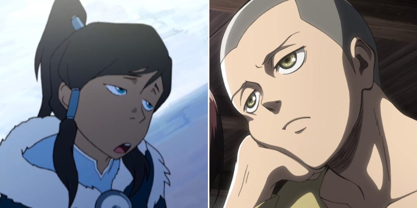 Connie from AOT and Korra from Legend of Korra