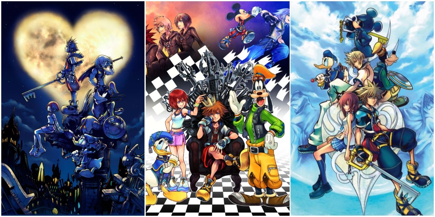 Cover Art for Kingdom Hearts I, I.5, and II
