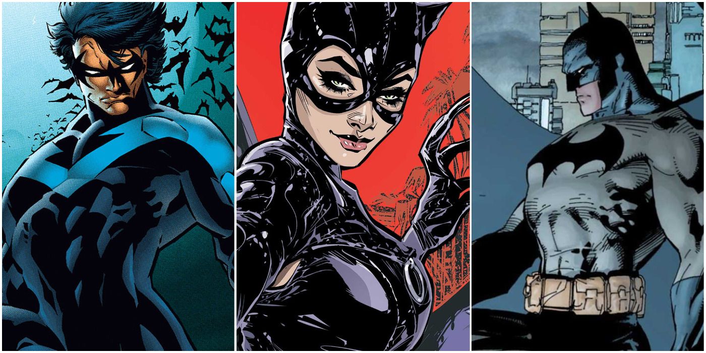 Nightwing, Catwoman, Batman