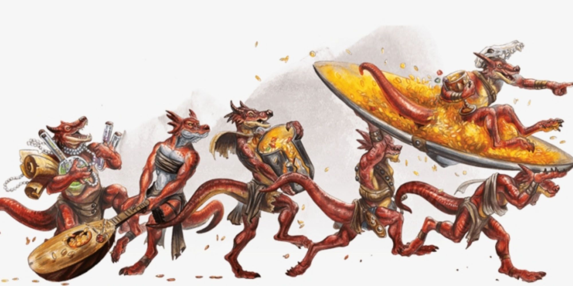 A travelling party of Kobolds in DnD 5e.