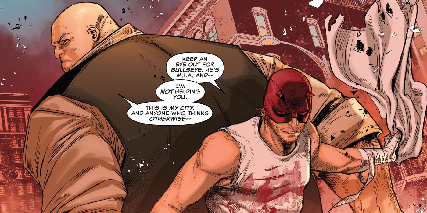 Daredevil teaming up with Kingpin during Inferno