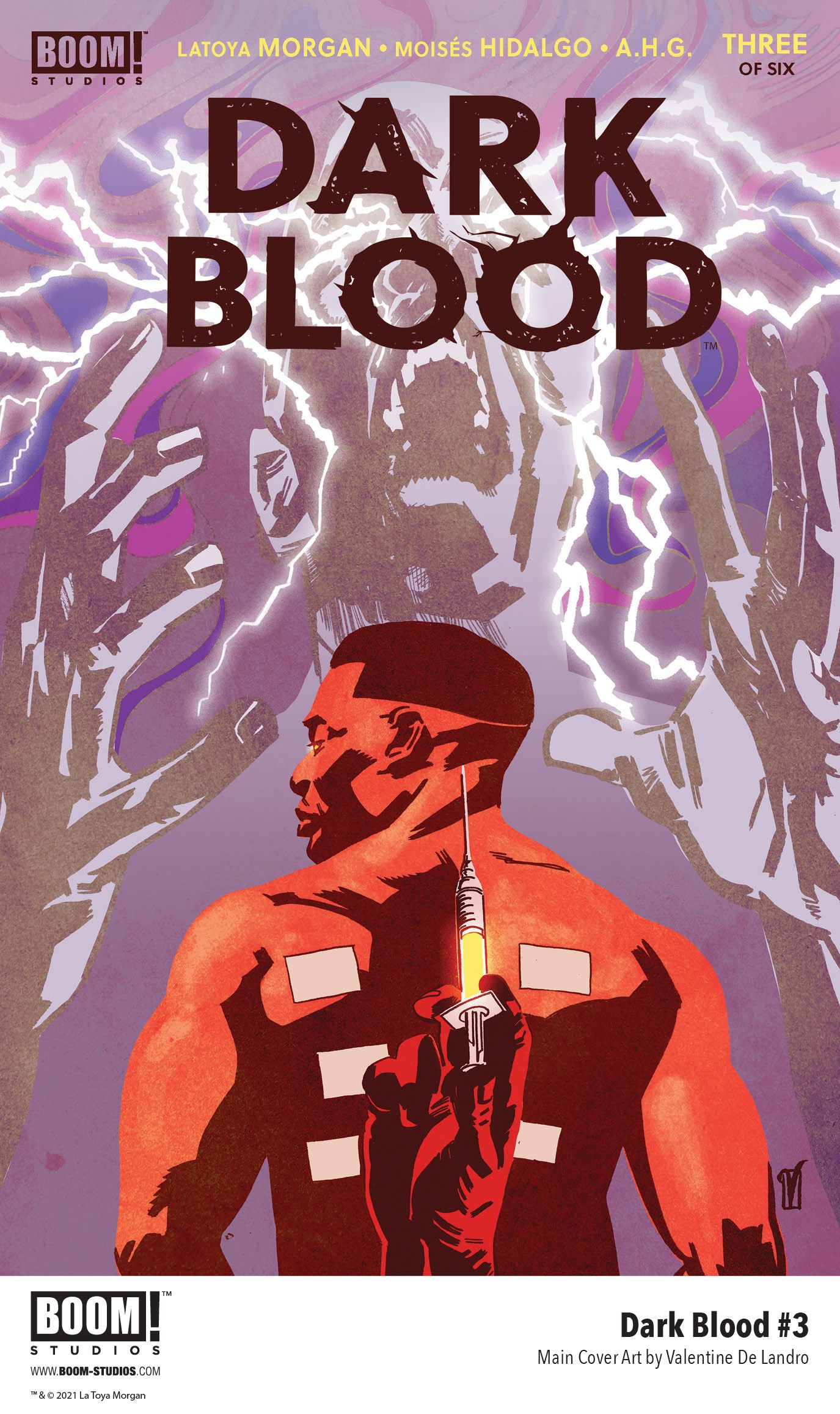 Dark Blood #3 cover by Valentine De Landro