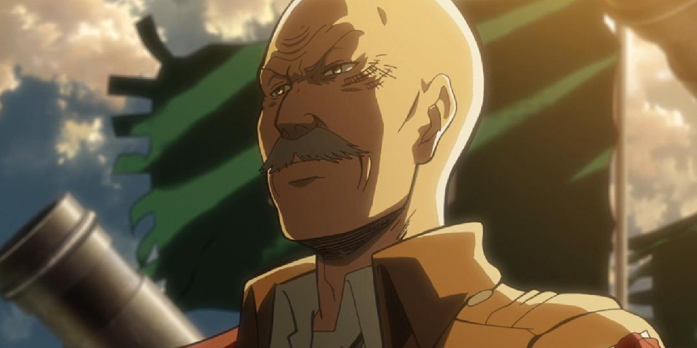 Dot Pixis Gives A Speech In Attack On Titan