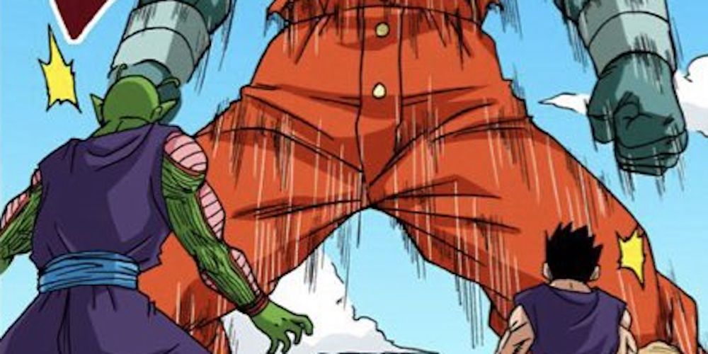 Manga Dragon Ball Super Piccolo Gohan Versus Enlarged Seven-Three