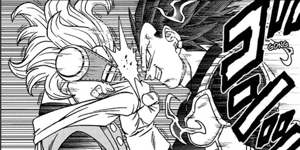 Manga Dragon Ball Super Ultra Ego Vegeta Headbutts Granolah