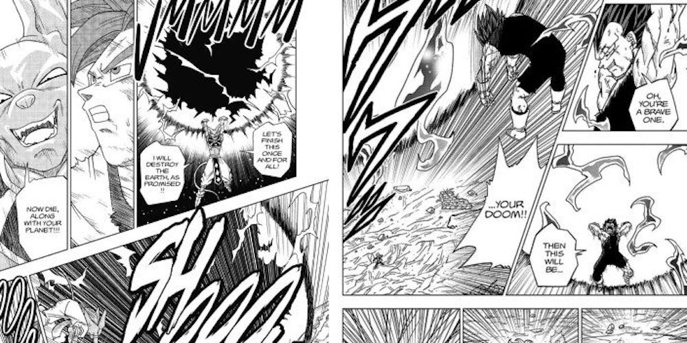Manga Dragon Ball Super Vegeta Sphere Of Destruction