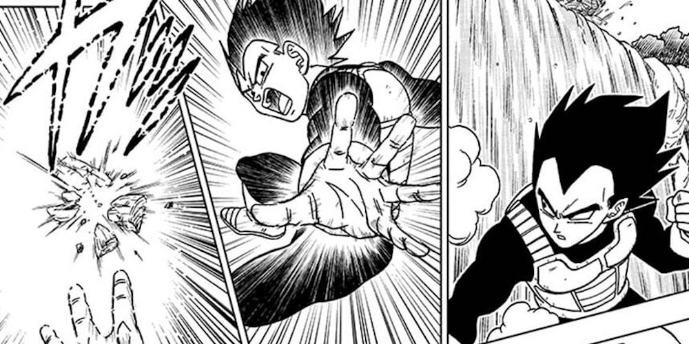 Vegeta trains with Hakai in Dragon Ball Super manga.