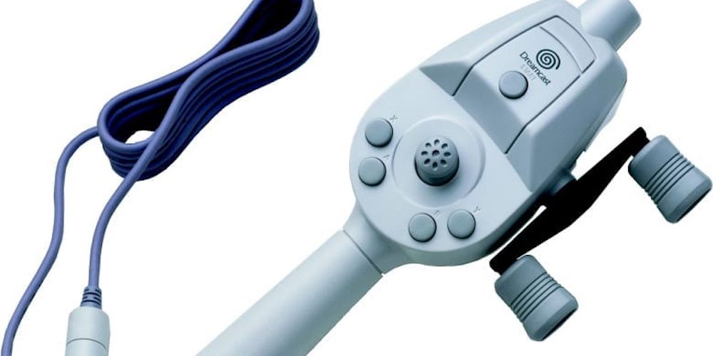 Video Games Dreamcast Fishing Rod Controller
