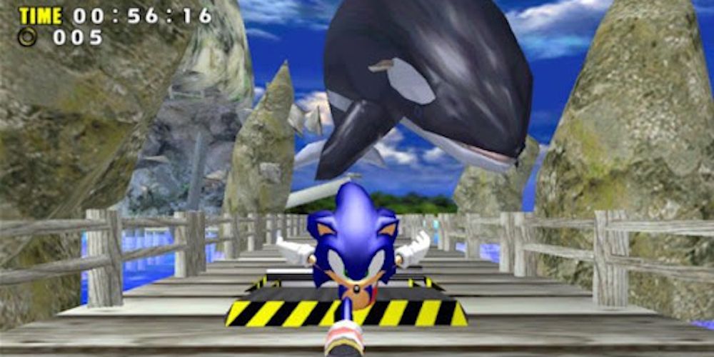 Video Games Dreamcast Sonic Adventure Whale Chase