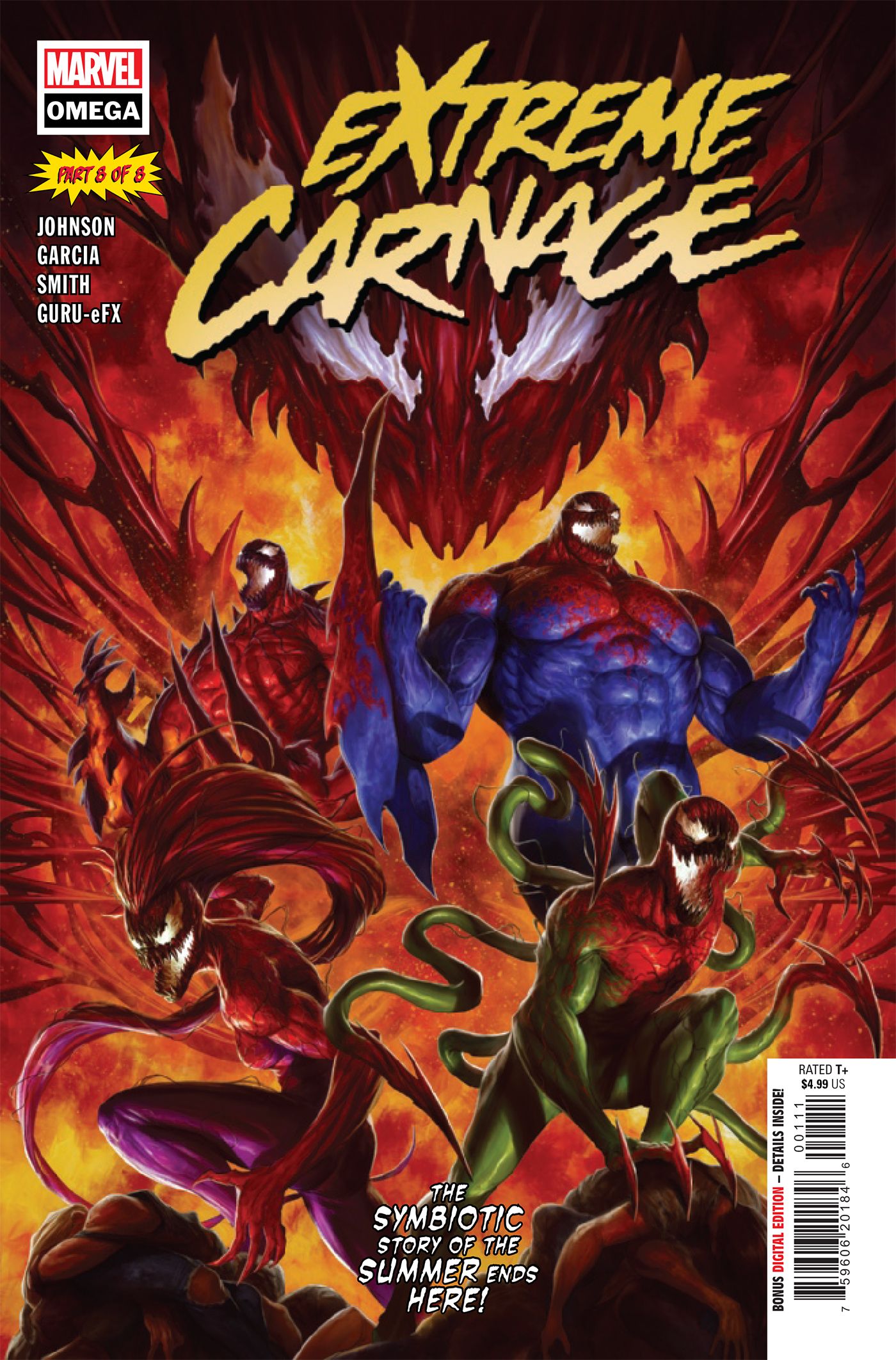 Extreme Carnage Omega #1 cover