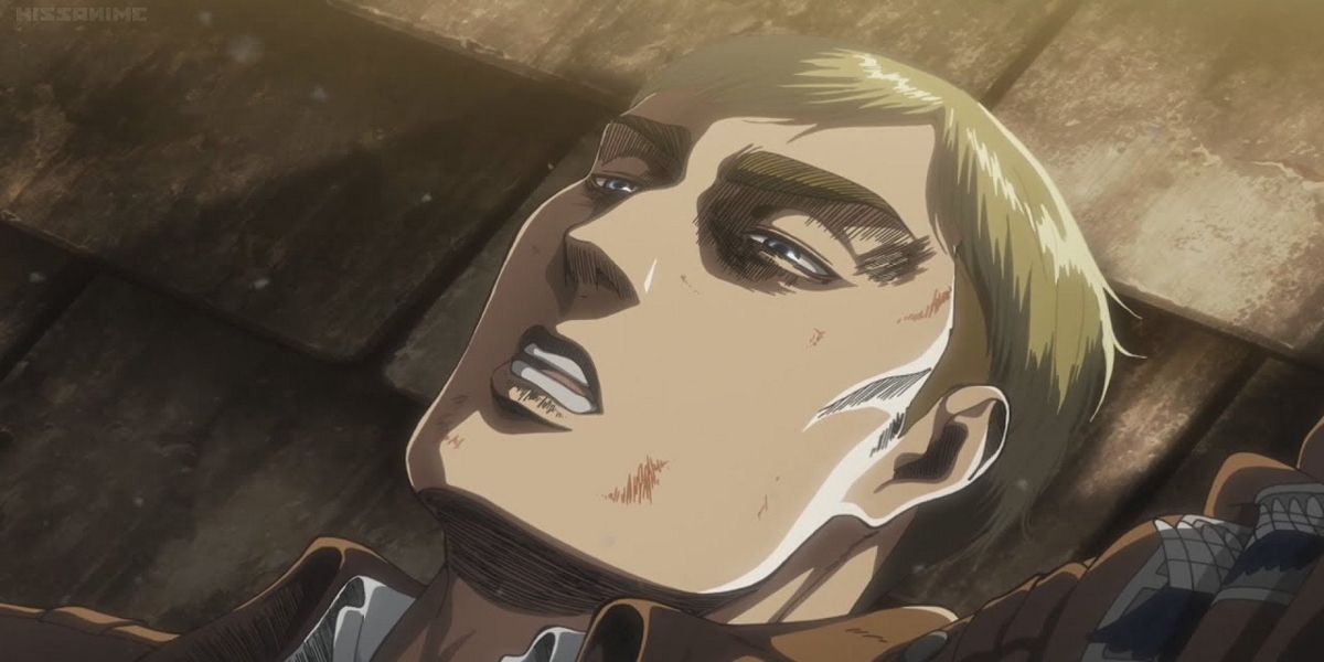 Erwin on his death bed AOT