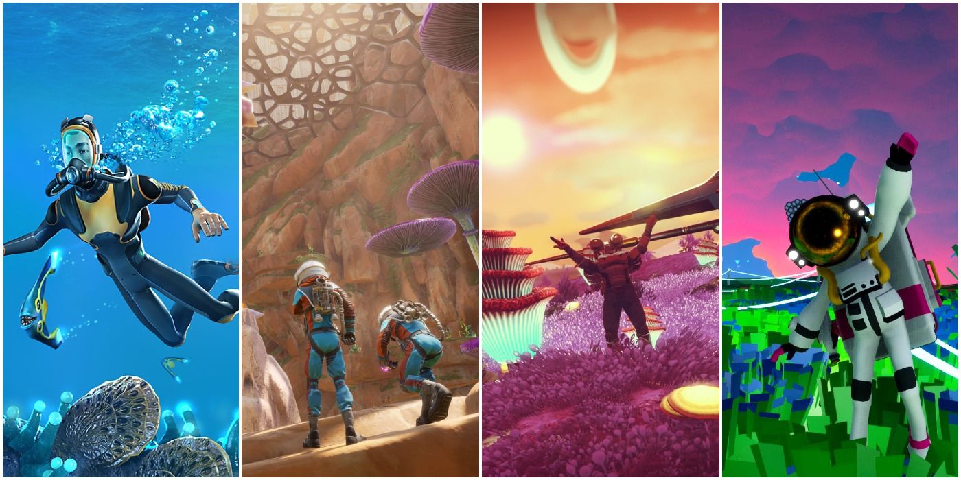 Exploration-focused Survival Games Feature Subnautica Journey To The Savage Planet No Mans Sky Astroneer