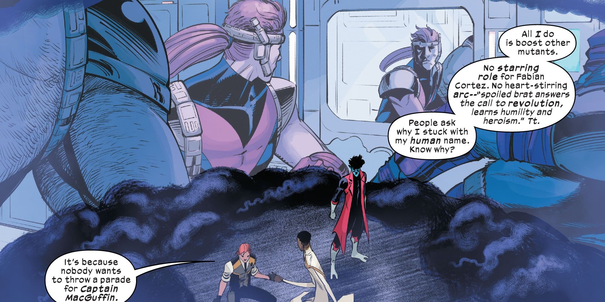 Fabian Cortez details his backstory to Nightcrawler and Lost in X-Men: The Onslaught Revelation