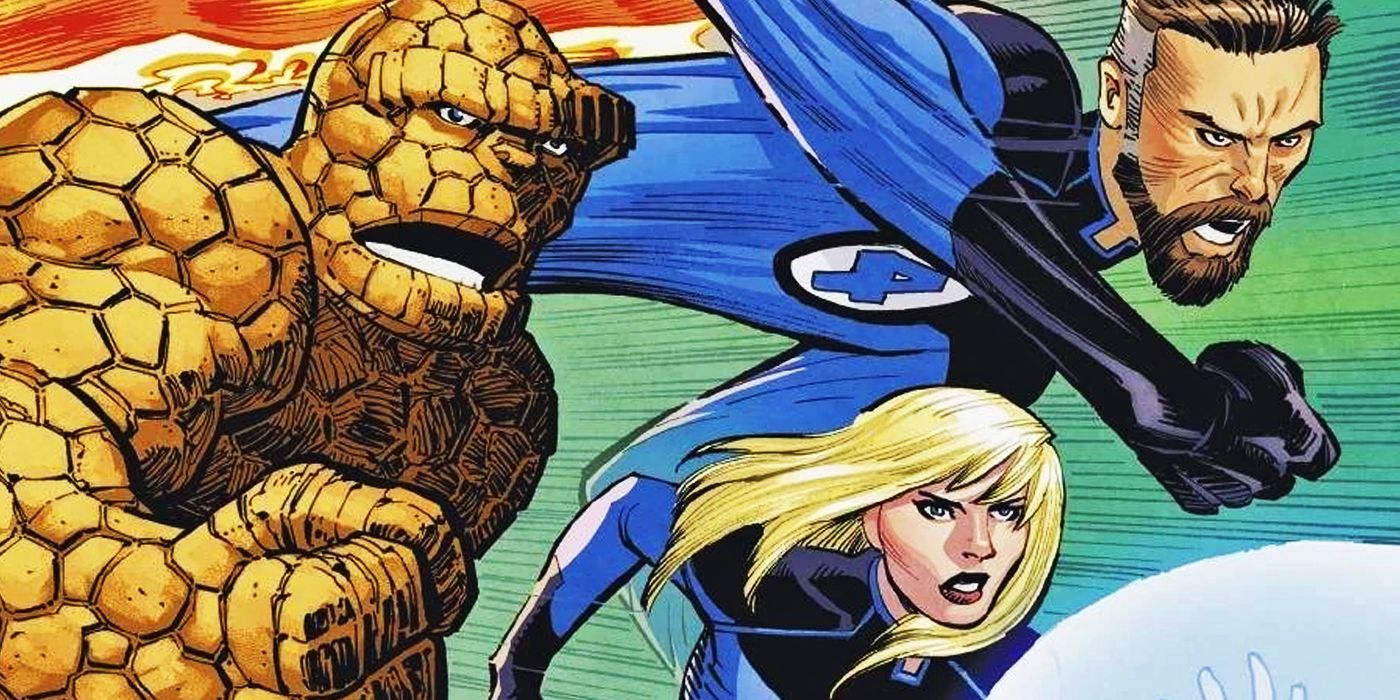 Fantastic Four feature Mr Fantastic Invisible Woman Thing