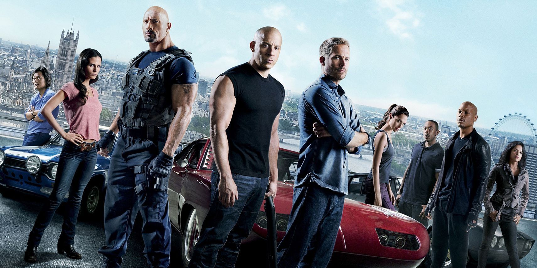 Main cast of the Fast and Furious movies