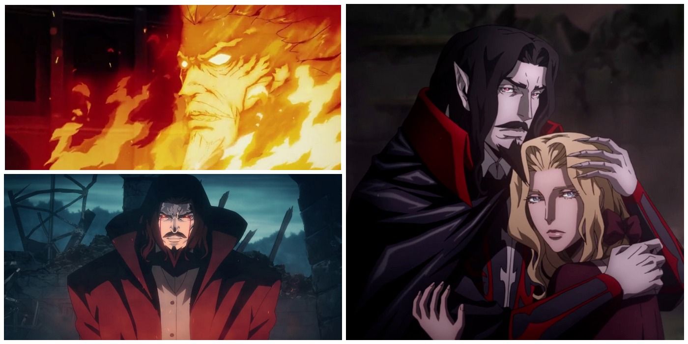 in Castlevania Netflix series, Dracula only has the nails of his index and  middle finger filed, this is because Dracula is a fucking idiot who doesn't  realize it's more convenient to have