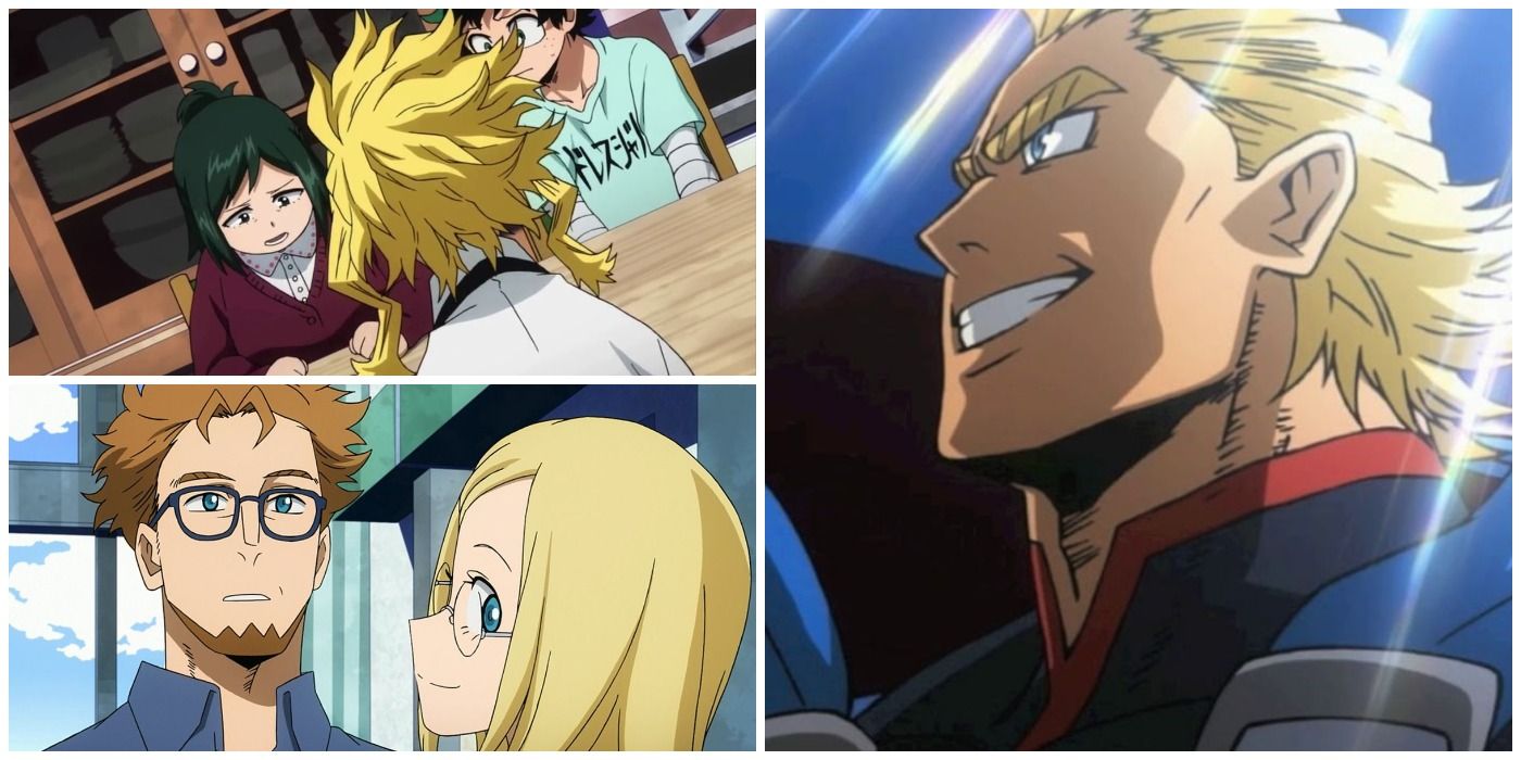 MHA All Might with Inko, David & Melissa Shield, All Might in his prime