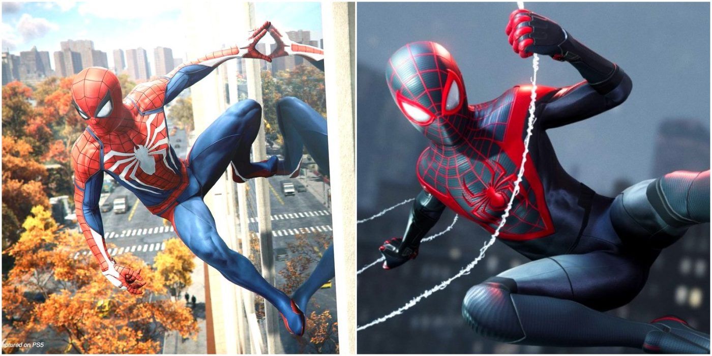 Peter and Miles protecting NYC from the Insomniac Games