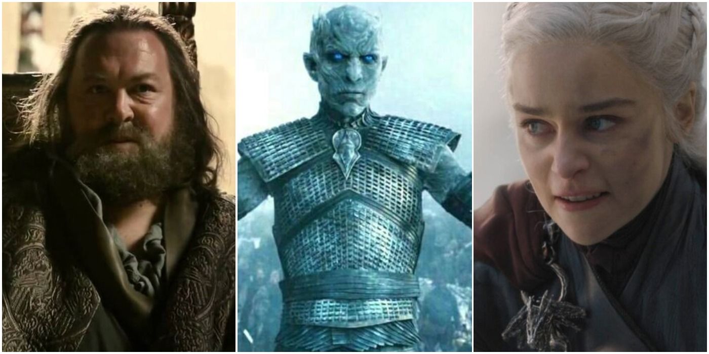 Game of Thrones Character Evolutions from Seasons 1-8