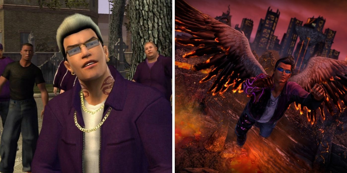 Johnny Gat In Both Saints Row 1 vs Him in Saints Row Gat out of hell