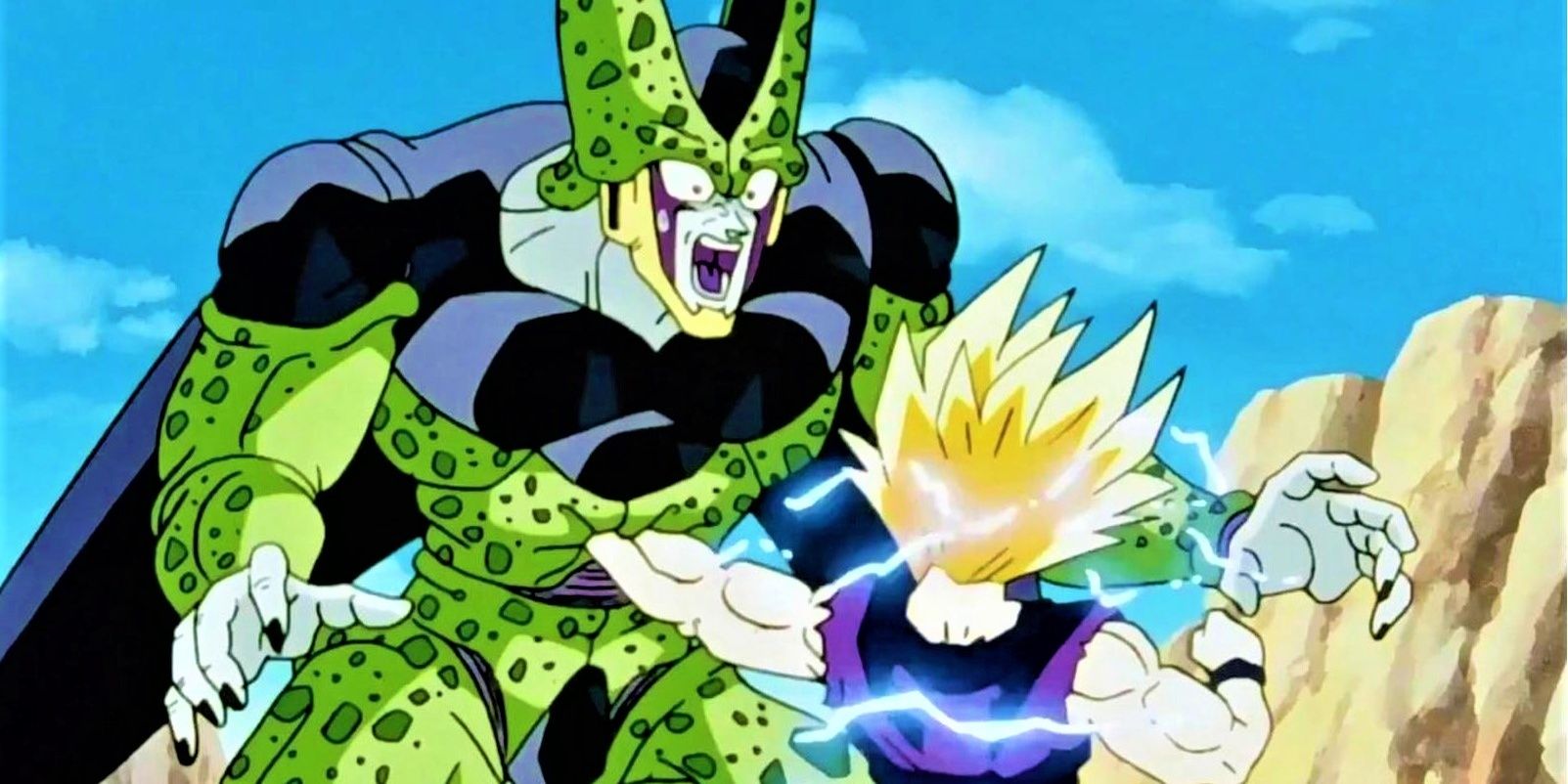 Gohan versus Cell from Dragon Ball Z