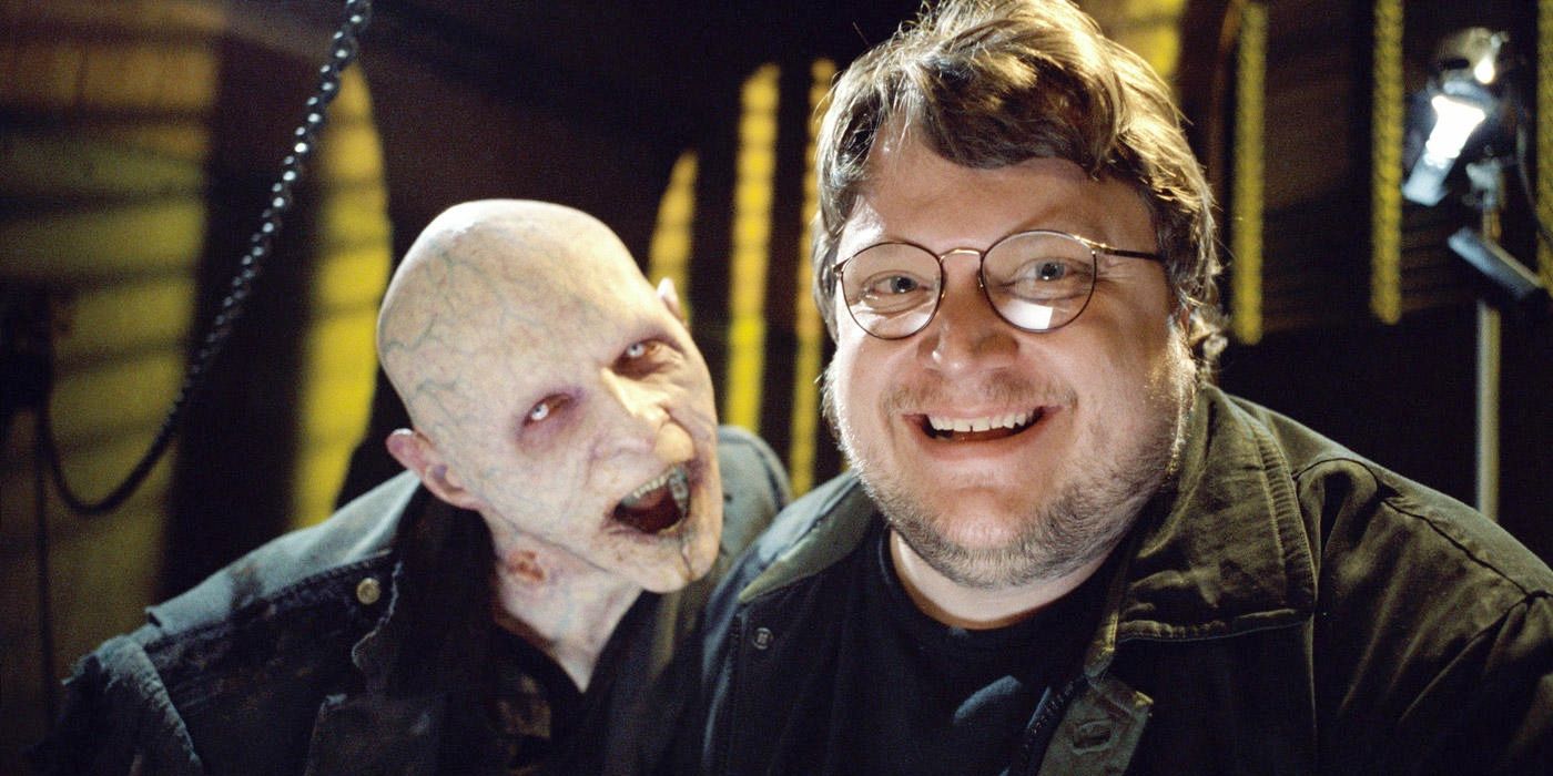 Guillermo del Toro and a vampire