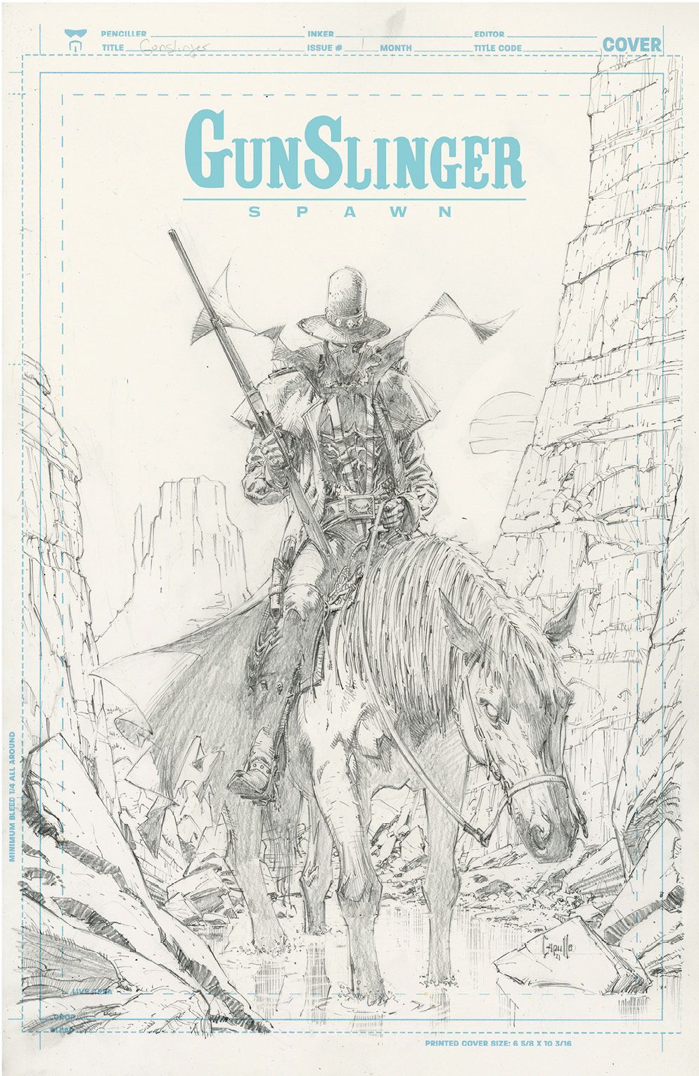 Gunslinger Spawn (Greg Capullo pencils cover)