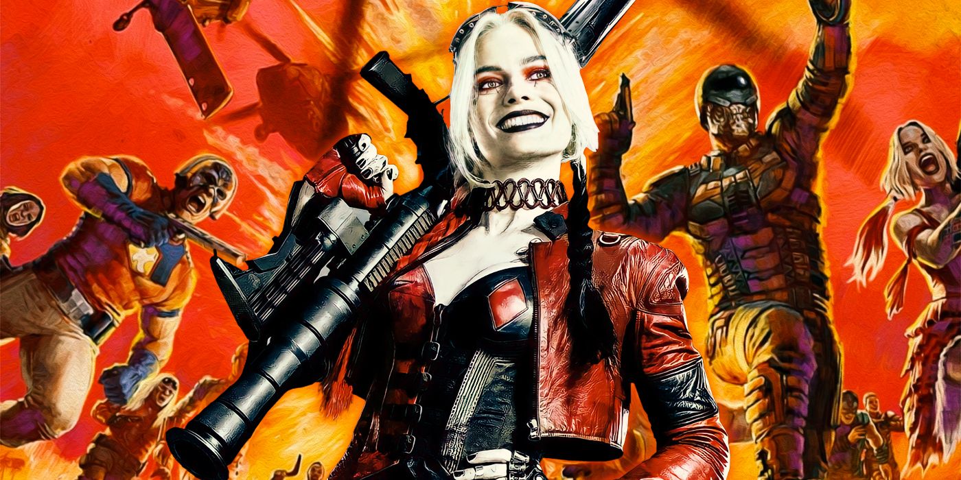 Harley Quinn header for a stunt clip from the Suicide Squad.