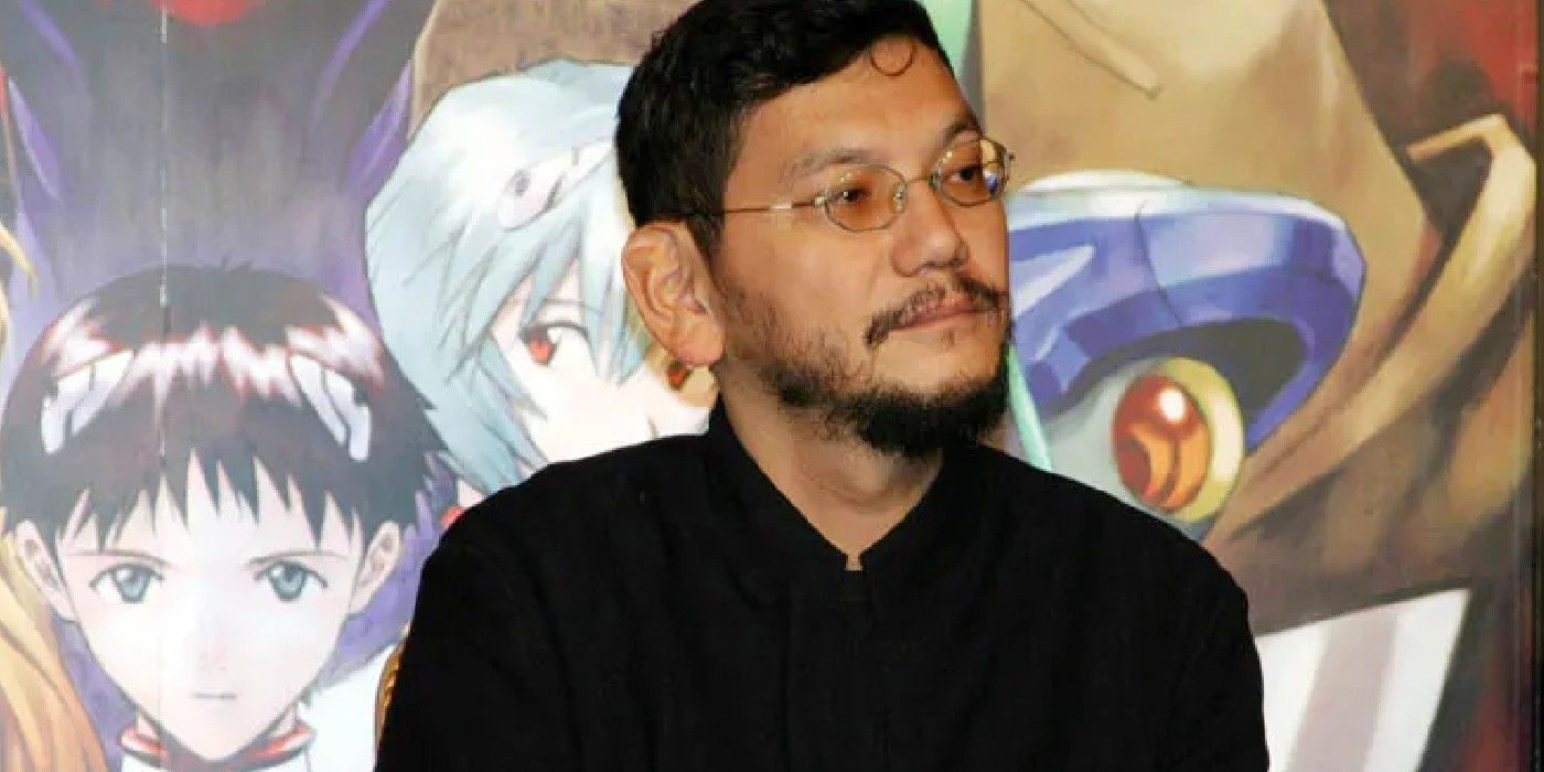 Hideaki Anno At An Evangelion Panel