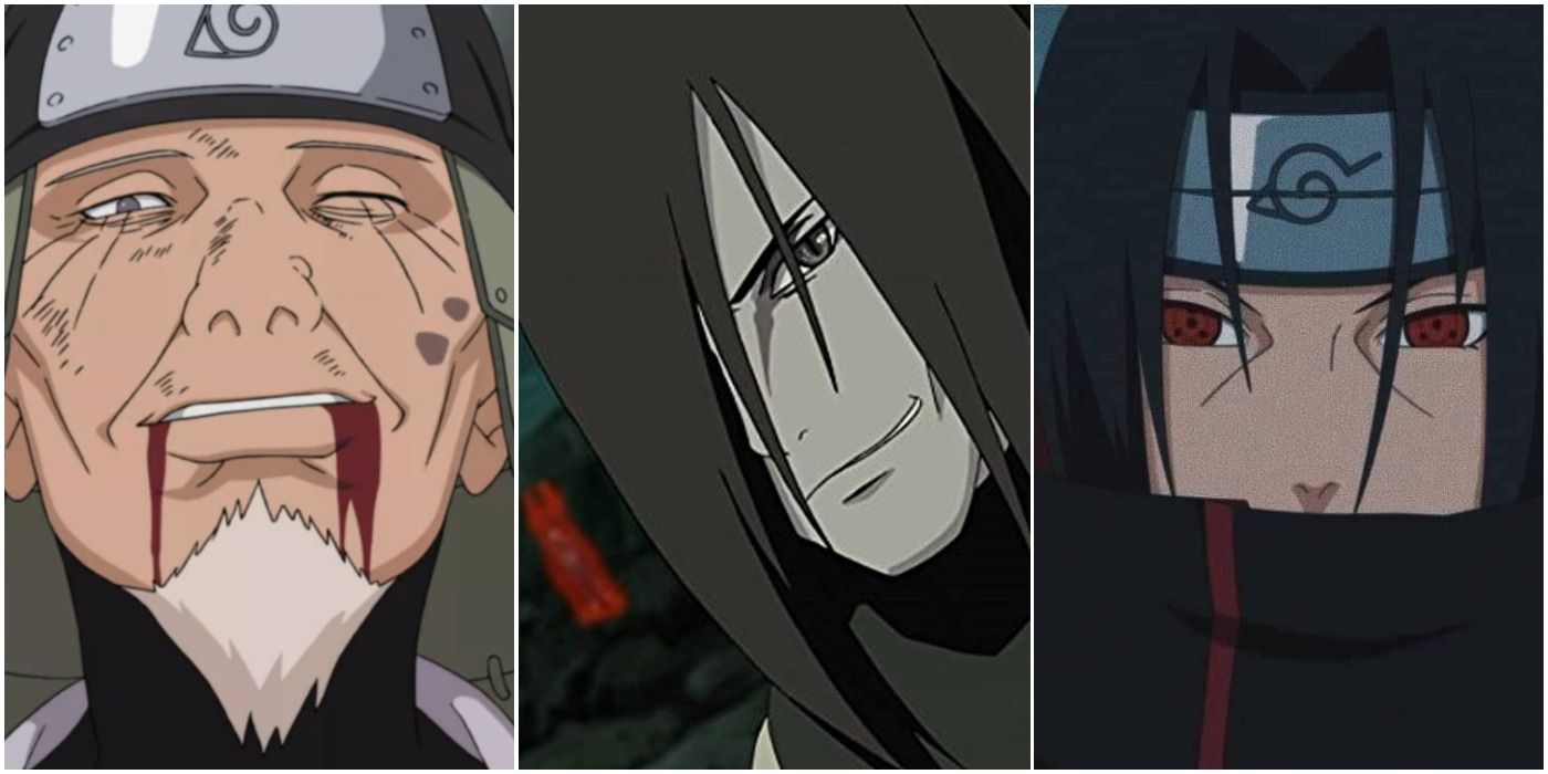 orochimaru vs sarutobi full fight 