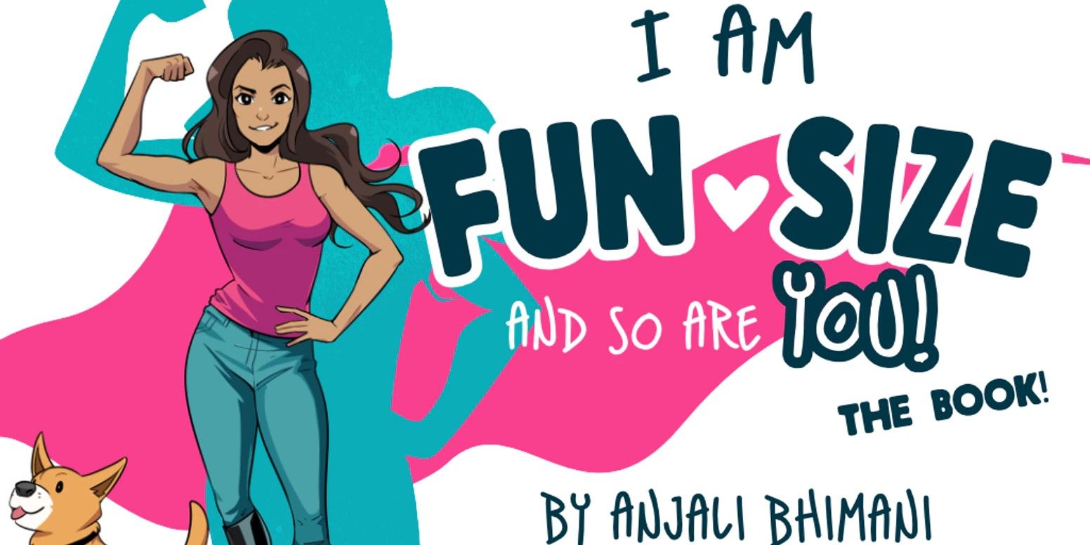 Illustration of Anjali Bhimani next to title