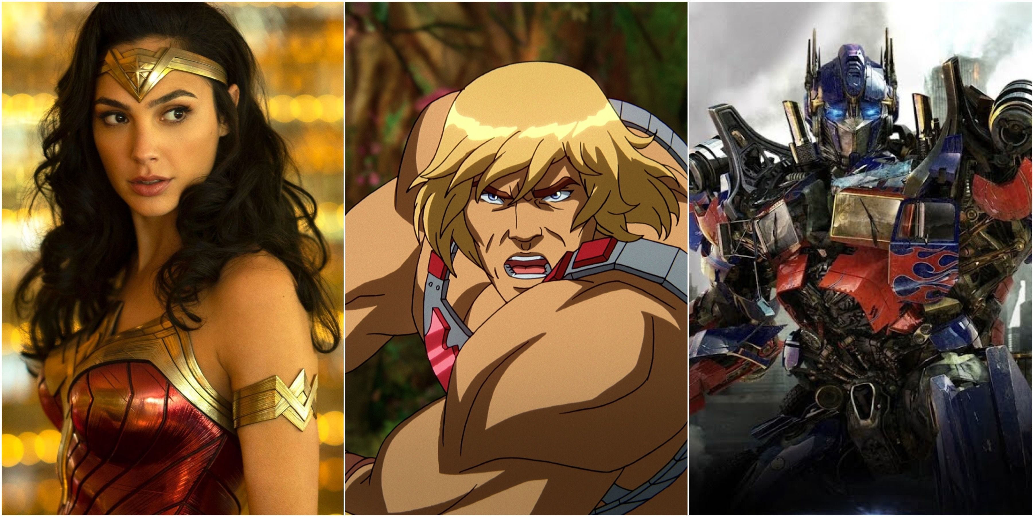 Wonder Woman, He-Man, Optimus Prime header image