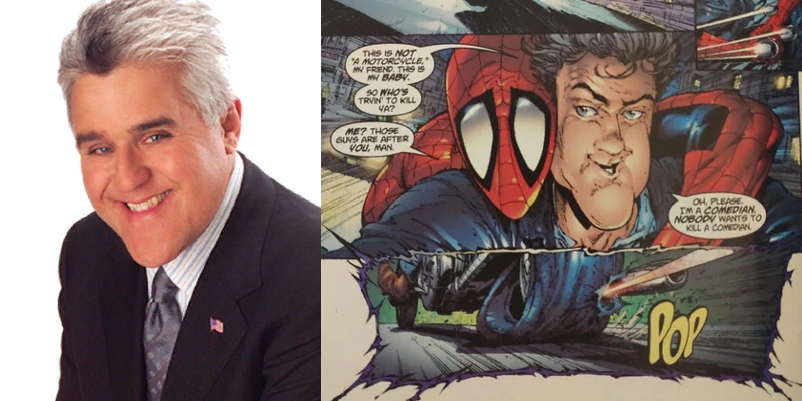 Jay Leno and Spider-Man by Greg Capullo