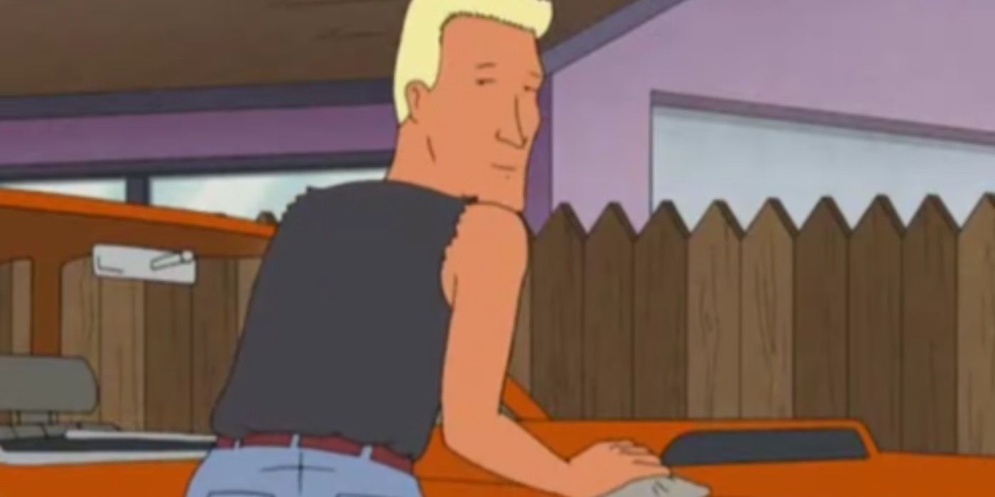 Jeff Boomhauer king of the hill washing car