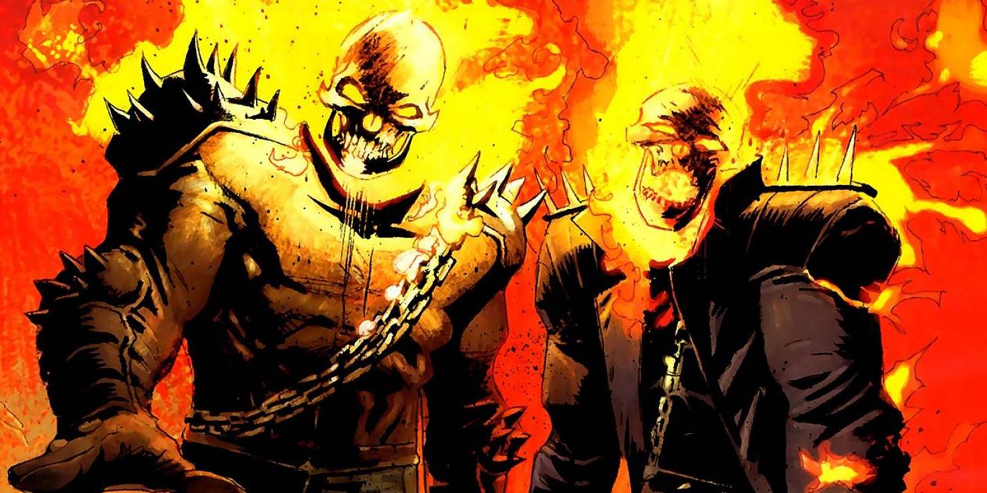 Johnny Blaze and Danny Ketch as Ghost Rider