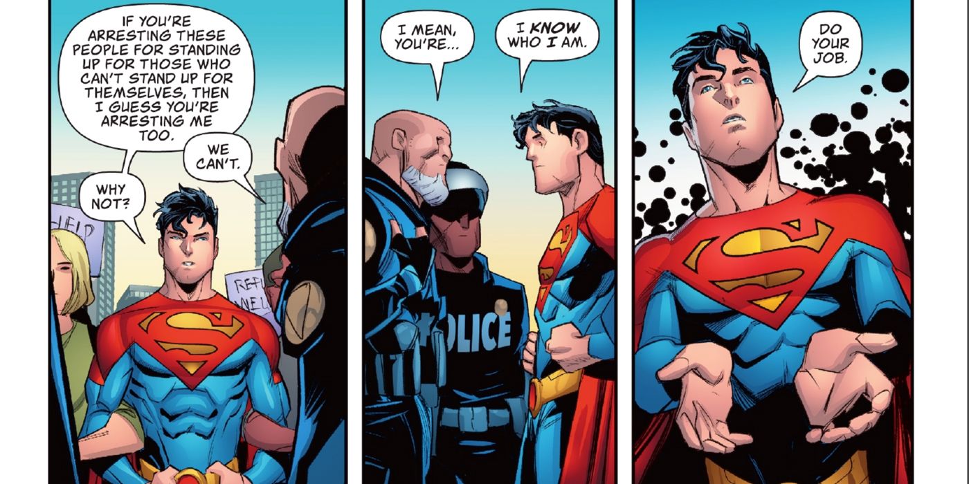 Superman and Jon Kent Both Just Saved Metropolis by Giving Up