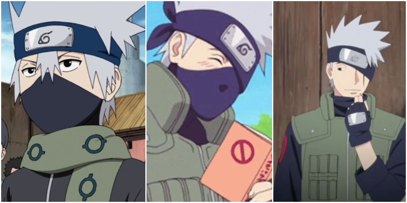 Kakashi Protects Iruka From Pain 