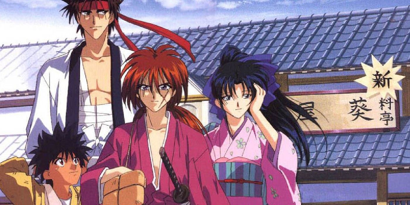 Kenshin And Friends In Rurouni Kenshin