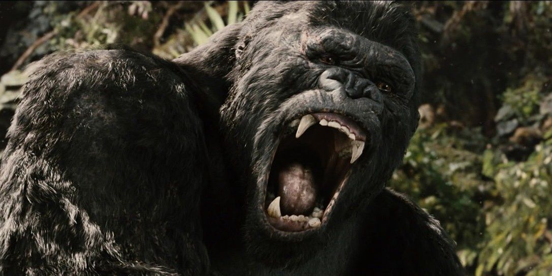 King Kong roaring