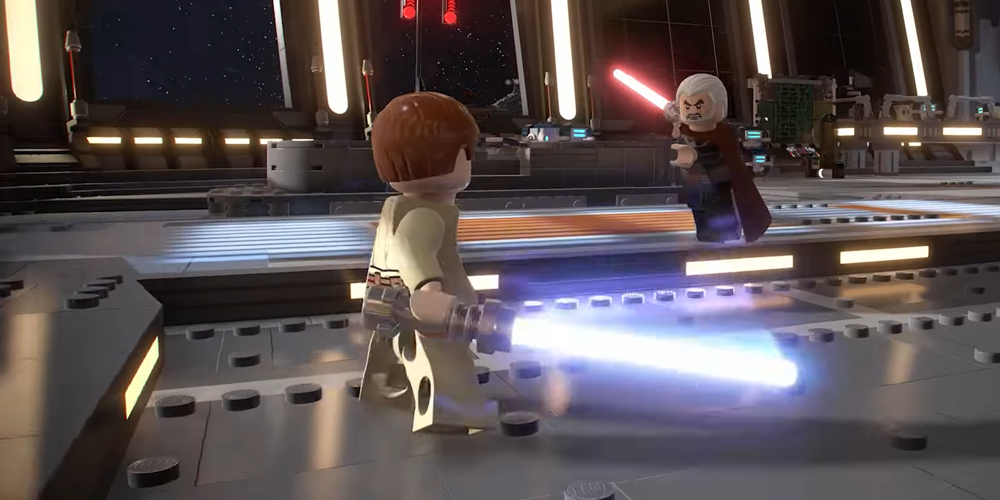 Lego Star Wars the Skywalker Saga Obiwan and Dooku Duel 
