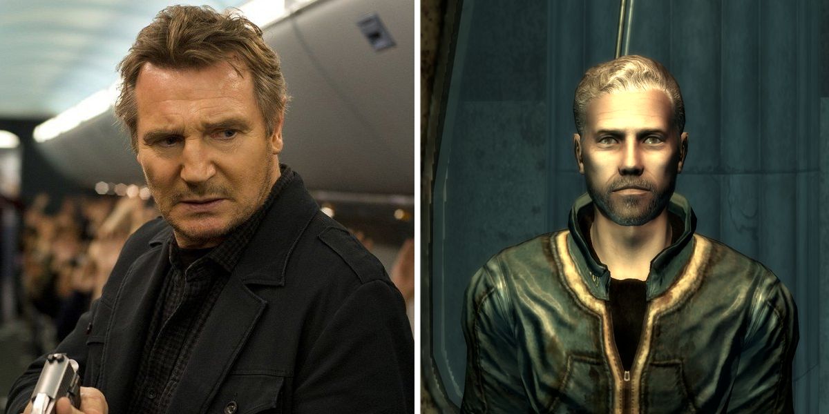 Liam Neeson and James from Fallout 3