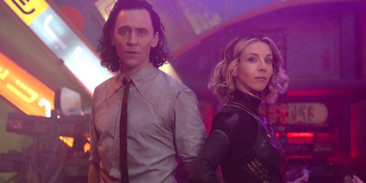 Loki and Sylvie stand together during the apocalypse