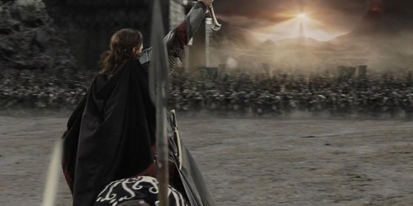 Lord of the Rings Aragorn at the Black Gate