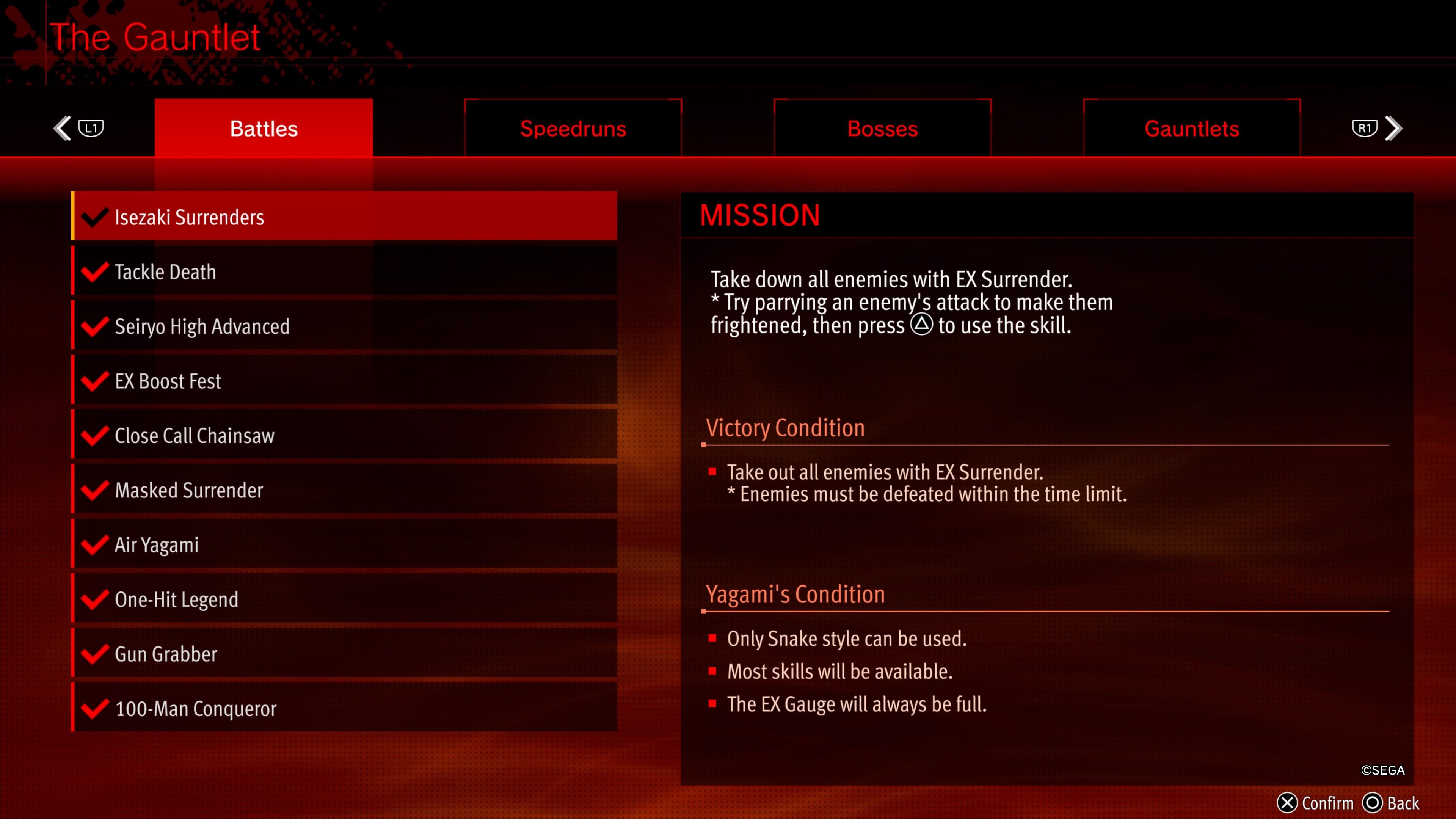 Lost Judgment Gauntlet Guide & Rewards